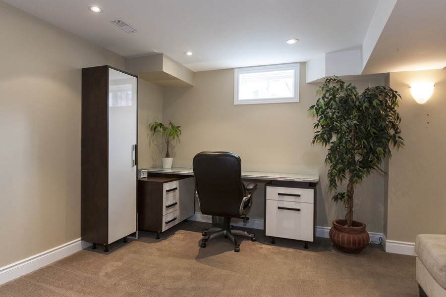 Basement Home Office at 2049 Woodgate Drive, Oakville